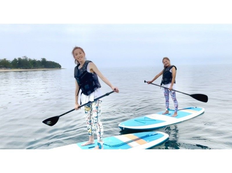 [Shiga・Otsu] [Only available on October 15th] Super bargain SUP experience! SUP morning with Rcafe morning meal included!の紹介画像