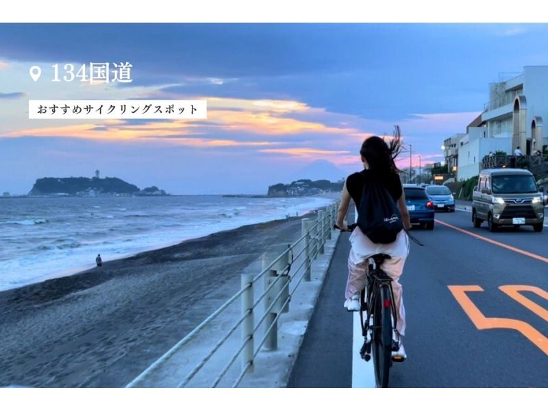 [湘南/电动自行车1日租借] ◆免费停车 ◆骑着电动自行车环游湘南海岸！ <1天计划/当天返回> の紹介画像