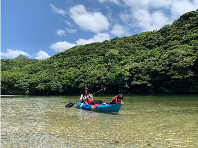 【屋久島・カヤック】のんびりゆったり半日ツアー・女性インストラクター・写真＆動画プレゼント♪の紹介画像