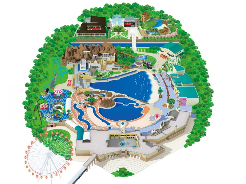 [愛知/蒲郡市] Laguna Ten Bosch“泳池護照”（入口+白天泳池+使用目標景點）僅限2023年6月星期六，星期日至2023年9月24日の紹介画像