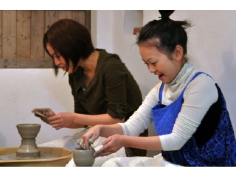 Pottery/wheel [Shizuoka/Izu Kogen] Use as much clay as you like, make 2-5 pieces, then bake one, finish in 16 basic varietiesの紹介画像
