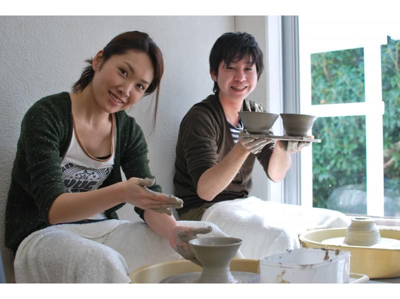 Pottery/wheel [Shizuoka/Izukogen] Use 2kg of clay and bake 2 out of 5 pieces. 16 basic finishes.の紹介画像