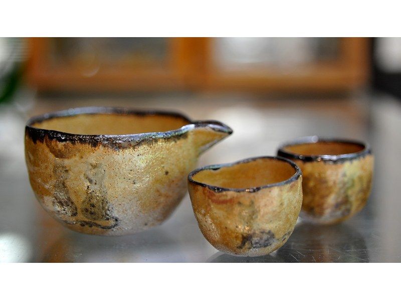 陶芸・ろくろ【静岡・伊豆高原】ねんど大盛2キロを使い～5個位作った中