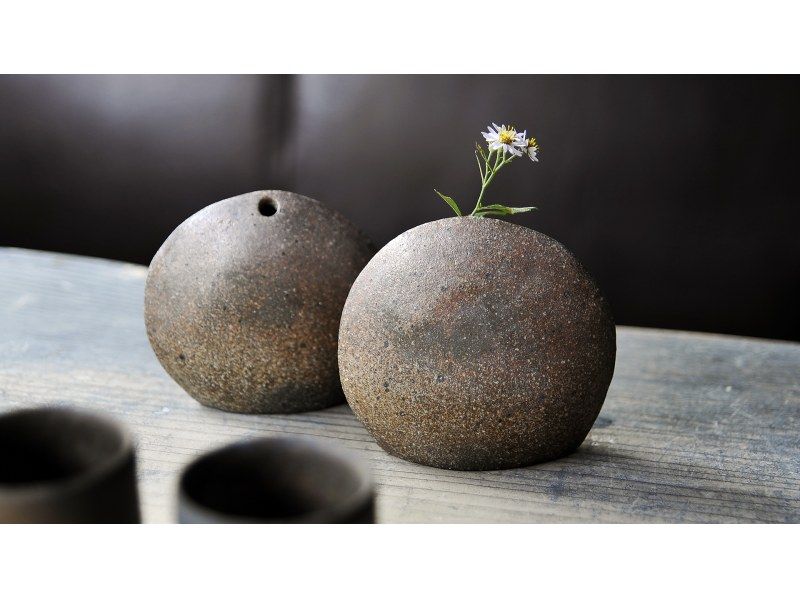 陶芸・ろくろ【静岡・伊豆高原】ねんど大盛2キロを使い～5個位作った中
