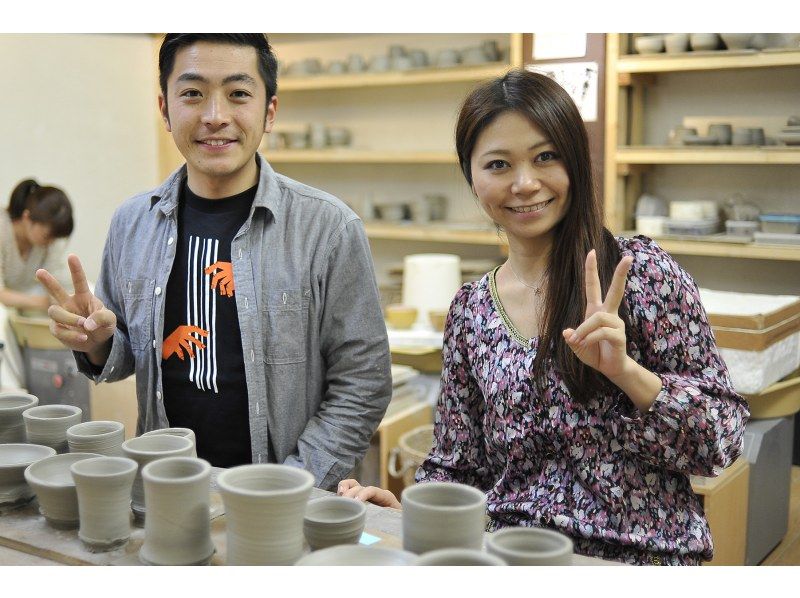 Pottery/wheel [Shizuoka/Izu Kogen] Use as much clay as you like, make 2-5 pieces, then bake one, finish in 16 basic varietiesの紹介画像