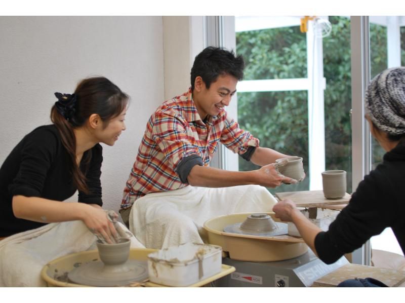 Pottery/wheel [Shizuoka/Izu Kogen] Use as much clay as you like, make 2-5 pieces, then bake one, finish in 16 basic varietiesの紹介画像