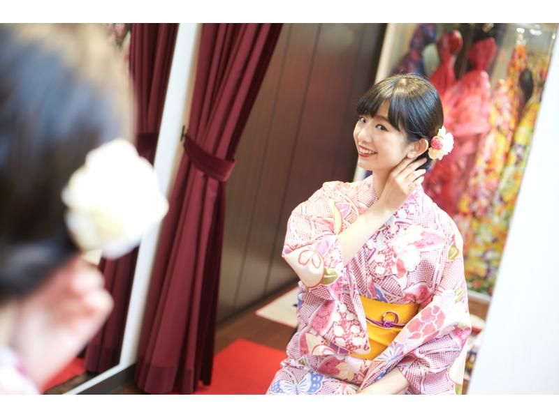 [Tokyo/ Gotanda] Women only! Go out in style with a luxurious yukata ♪ * No additional charge for returning the next day!の紹介画像