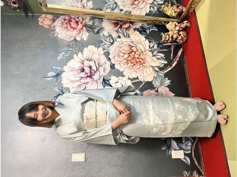 [Tokyo Kiba] Kimono fee included! It's OK even if you're tall! Let's make a kimono that can be worn in 3 minutes from nearly 300 kimonos!の紹介画像