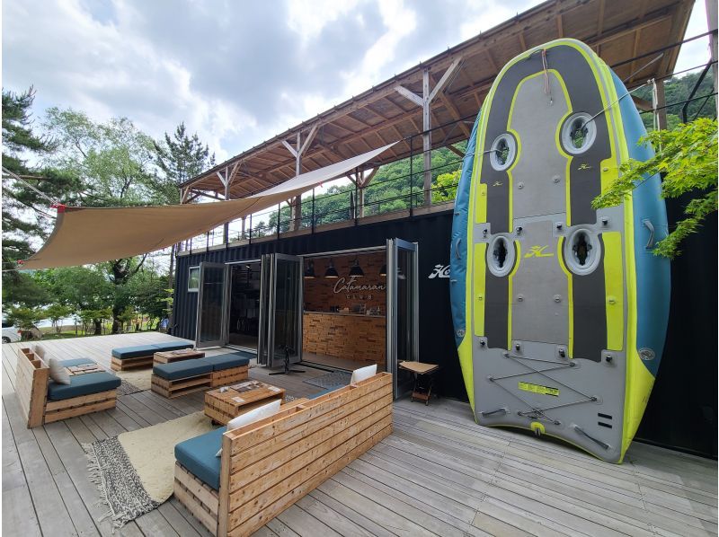 [Yamanashi / Saiko] Two-seater kayak that anyone can easily ride "Compass Duo 60-minute rental"の紹介画像
