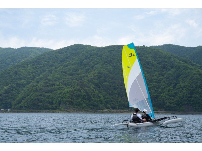 [山梨/西子]帆船皮划艇“幻影串聯島”60分鐘遊覽“の紹介画像