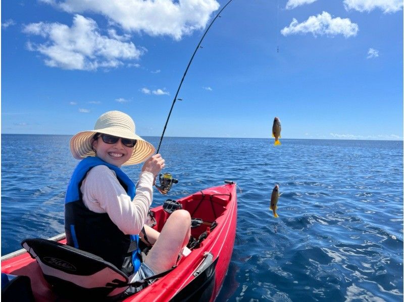 【沖縄・宮古島】カヌーで釣り！宮古島の青い海でカヤックフィッシング！手ぶらでOKの紹介画像