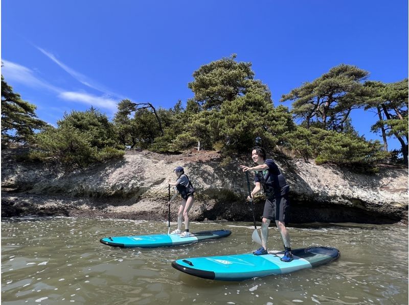 [Miyagi/Matsushima] SUP experience - To the largest photo spot in Tohoku, safe shop attached, complete with shower room and cafe! ! We have Clear Sap introduced for the first time in Honshu! !の紹介画像