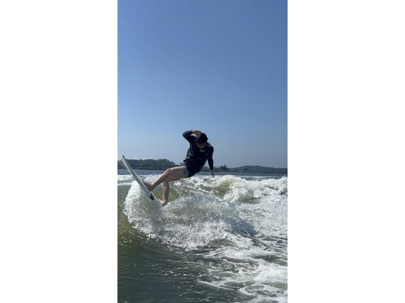 [Miyagi/Matsushima] Wakeboarding, wakesurfing experience ~ Beginners welcome! Would you like to experience the refreshing breeze on the Matsushima sea while cruising?の紹介画像