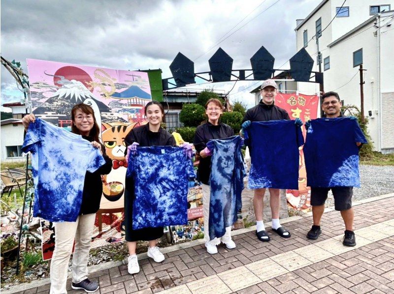 [Yamanashi/Lake Kawaguchi] Dyeing experience class using indigo★Make the only gentle color in the world with natural materials★Beginners and children welcome! Recommended for familiesの紹介画像
