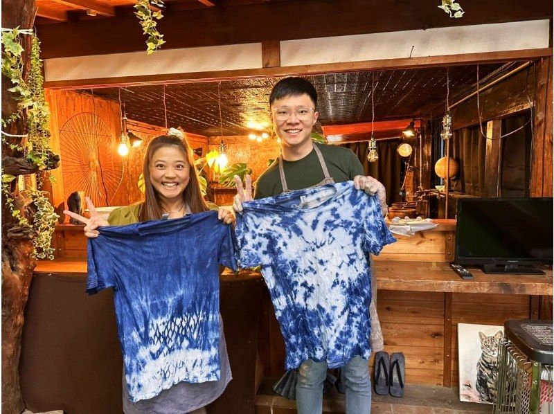 [Yamanashi, Kawaguchiko] Rescue Cat Cafe Indigo dyeing experience class ★ Create a gentle color that is one of a kind in the world using natural materials ★ Beginners and children are welcome! Recommended for familiesの紹介画像