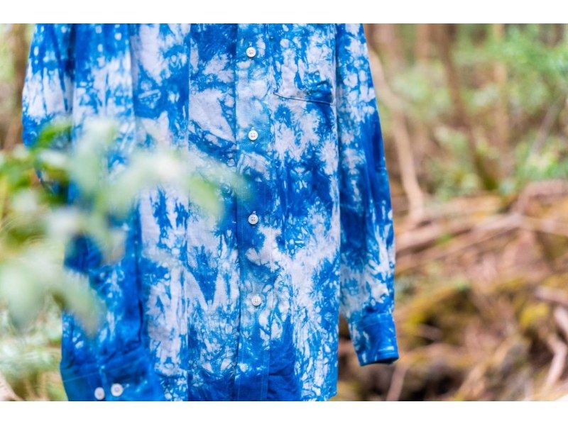 [Yamanashi/Lake Kawaguchi] Dyeing experience class using indigo★Make the only gentle color in the world with natural materials★Beginners and children welcome! Recommended for familiesの紹介画像