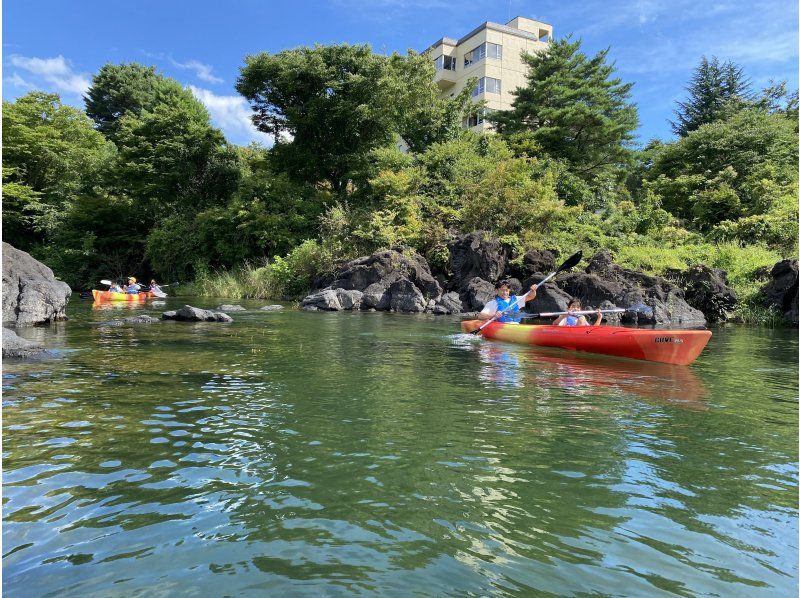 【山梨・河口湖】〈人気急上昇中〉湖上から富士山を満喫カヤックツアー！【写真データ無料】ワンちゃんも体験可！初心者の方大歓迎！の紹介画像