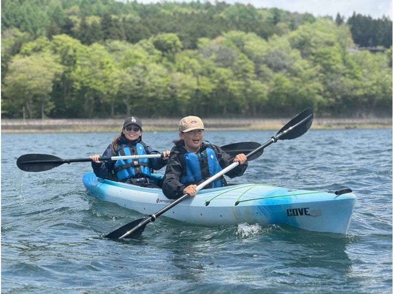 [Yamanashi, Lake Kawaguchi] [Rapidly growing in popularity] Kayak tour to enjoy Mt. Fuji from the lake! [Free photo data] Beginners are welcome!の紹介画像