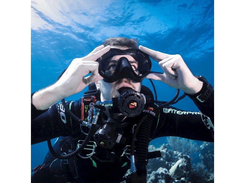 【沖縄・恩納村発】2日間ダイビングライセンス講習《送迎 可》青の洞窟ｵﾌﾟｼｮﾝあり★GoProデータプレゼント！事前学習+海洋講習2日の紹介画像