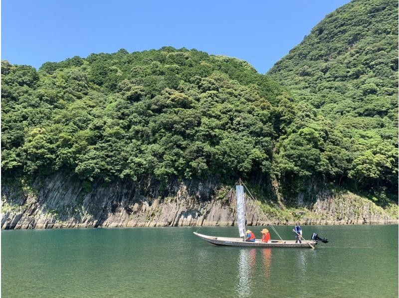 【미에·쿠마노】강의 구마노 고도를 전통의 목조선 “삼반호”로 둘러싼 2시간 구마노가와 유람(오후 1:00~)の紹介画像