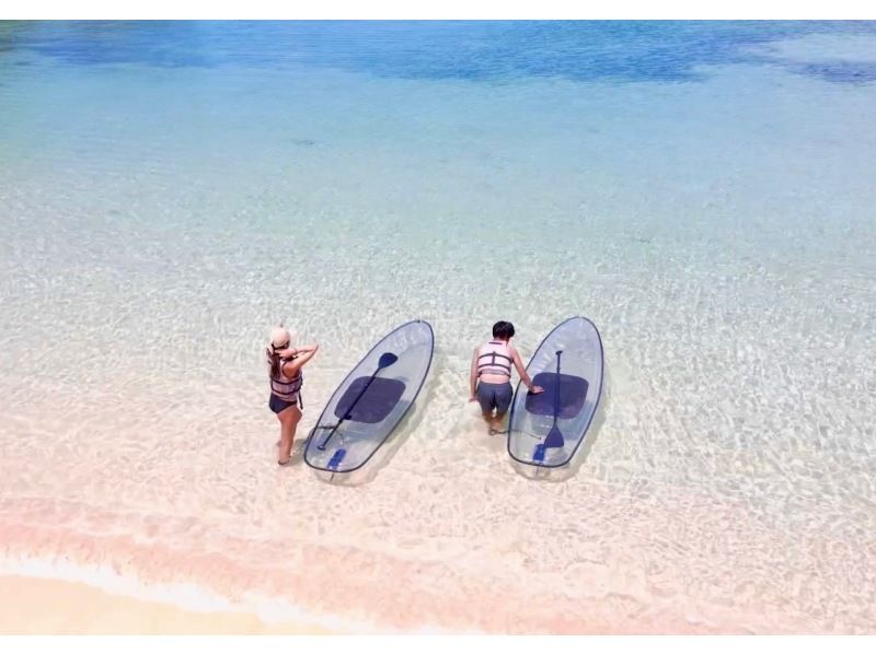 [SUP/snorkel at resort beach] [Snorkel] [Clear SUP] Churaumi Snorkeling + SUP set tourの紹介画像