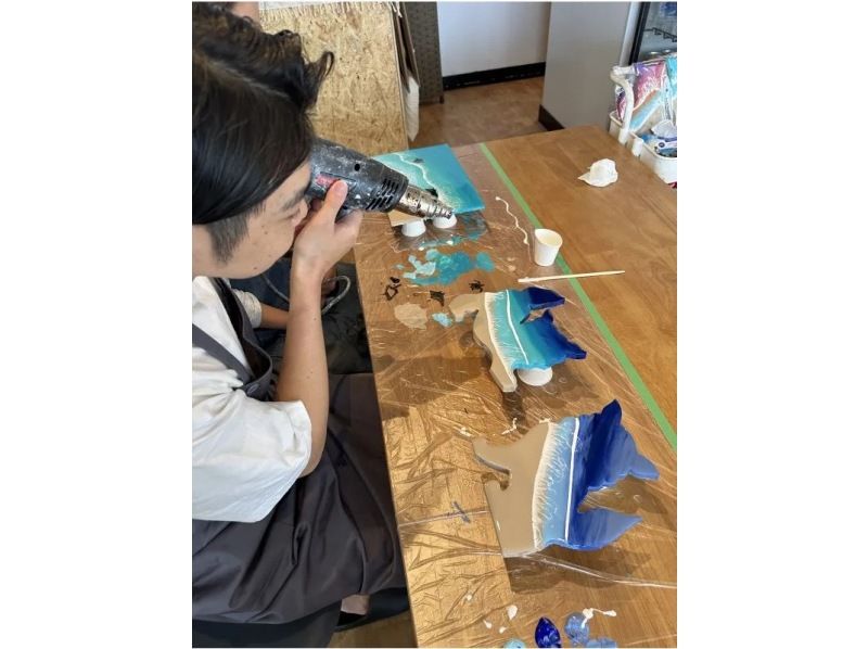 【石垣島・体験】海のレジンアート体験『Ocean Art Board Mini』/思い出の海を形に。団体も可！の紹介画像