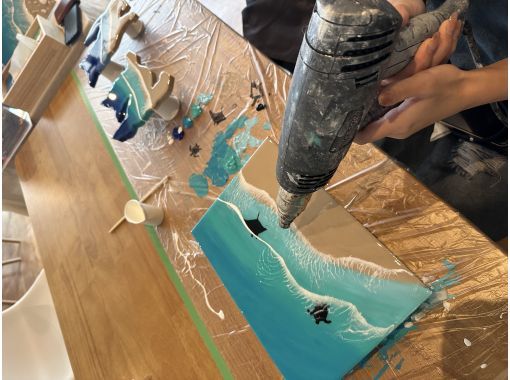 【石垣島・体験】海のレジンアート体験『Ocean Art Board Mini』/思い出の海を形に。団体も可！