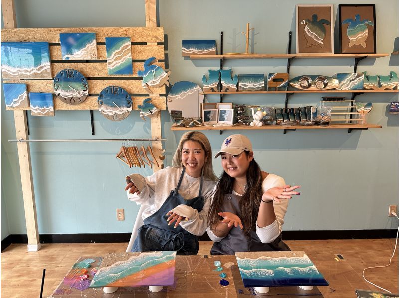 [Ishigaki Island/Experience] Authentic resin art experience "Ocean Art Board"/Make your memories of the ocean a reality ♡ Groups are also welcome!の紹介画像