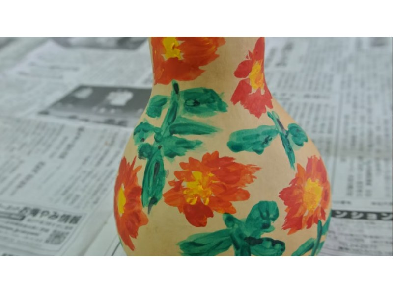 [Wakayama/ Tanabe] Increase your luck! Kumano gourd painting or Japanese paper pasting experienceの紹介画像