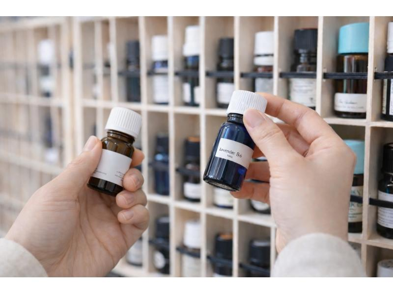 東京・門前仲町｜エジプトガラス瓶つき 10mL オードパルファン作り体験（平日プラン）の紹介画像