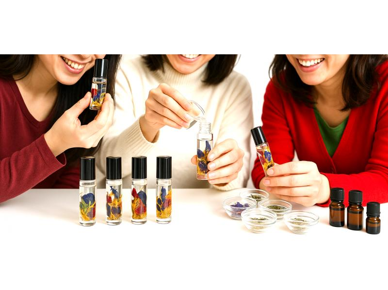 東京・門前仲町｜自分だけの香るハーバリウム作り！ロールオンアロマ体験＜土日祝限定＞の紹介画像