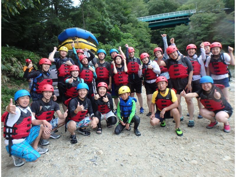 [群马水上]10人以上半日漂流团体优惠☆尽情享受吧！旅游照片免费の紹介画像