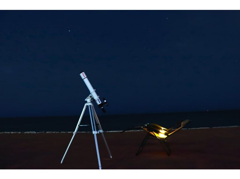 沖縄 ビーチで星空観賞ナイトツアー 予約 オープントップバスで行く!＜星のソムリエによる解説＆ワンドリンク＆写真付き＞