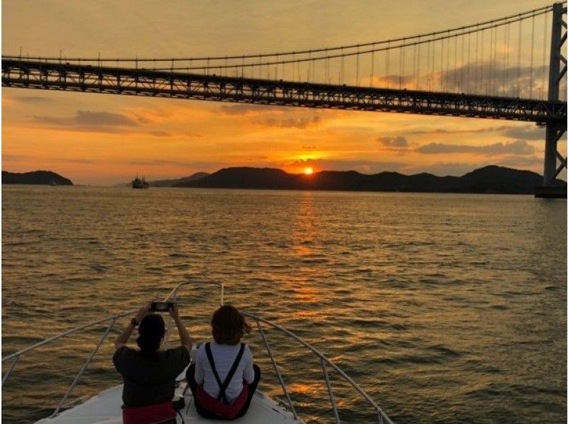 [Okayama, Seto Inland Sea] Seto Inland Sea Cruise (about 45 minutes) You can see the beautiful scenery of the Seto Ohashi Bridge and the islands.の紹介画像