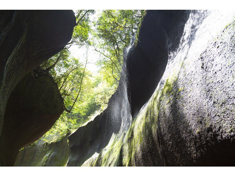 [Oita/Yufugawa Gorge] A trekking tour aiming for a mysterious chockstone! !の紹介画像