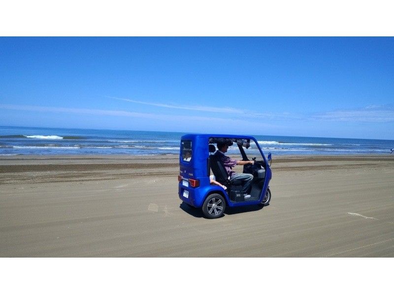 「SALE!」【金沢・能登】『EVトゥクトゥク』2時間コース★電動トゥクトゥクでドライブ！砂浜を走れるのは日本でココだけ♪の紹介画像