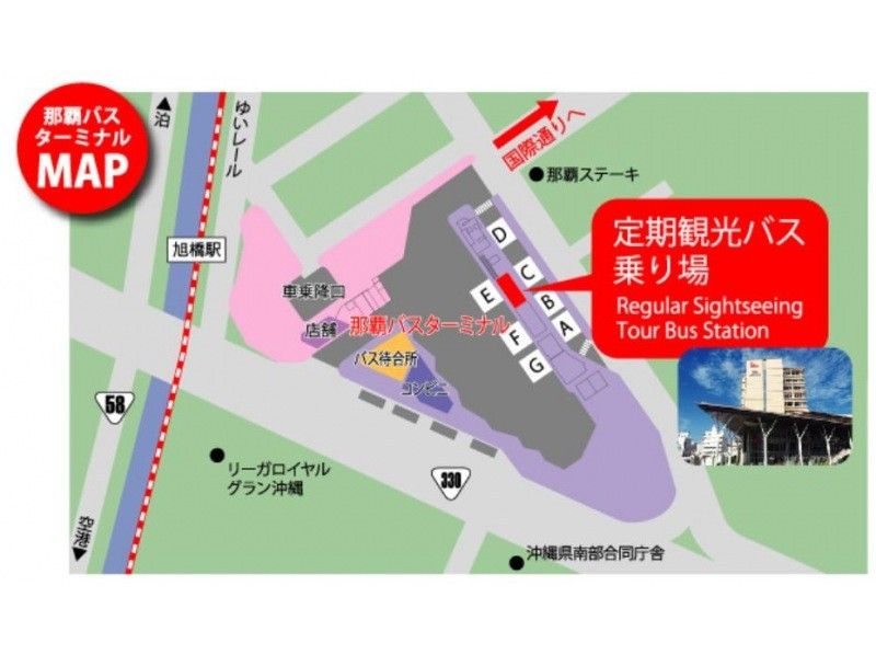 [From Naha, Okinawa to Northern Area] Okinawa Regular Sightseeing Bus Kouri Island, Nakijin Castle Ruins, Churaumi Course (specified date and time)の紹介画像