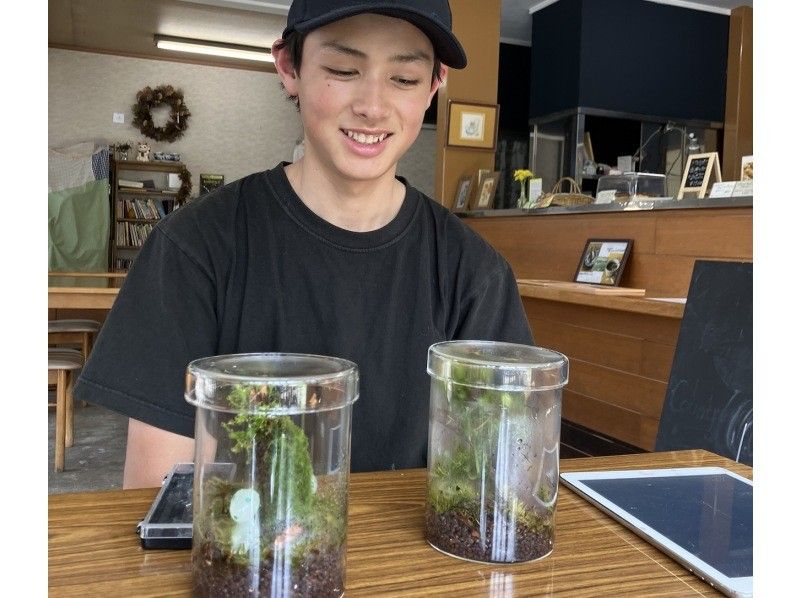 SALE! [Nagano, Lake Shirakaba] Moss terrarium making experience Even if you are alone, you are welcome! A workshop that parents and children can do Moss terrarium making experienceの紹介画像