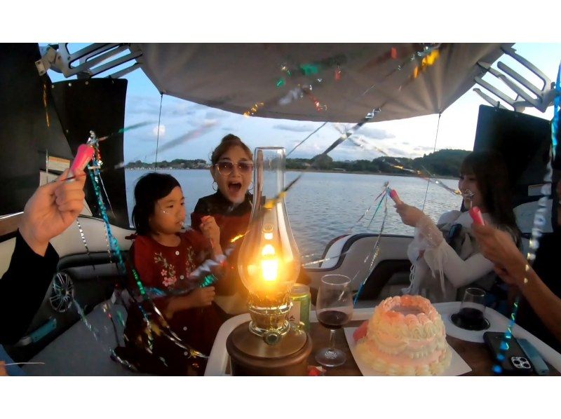 Warm heating [Hold a birthday party on the lake] The main character is free for groups of 4 or more! Anniversary cruise to celebrate anniversaries and birthdaysの紹介画像