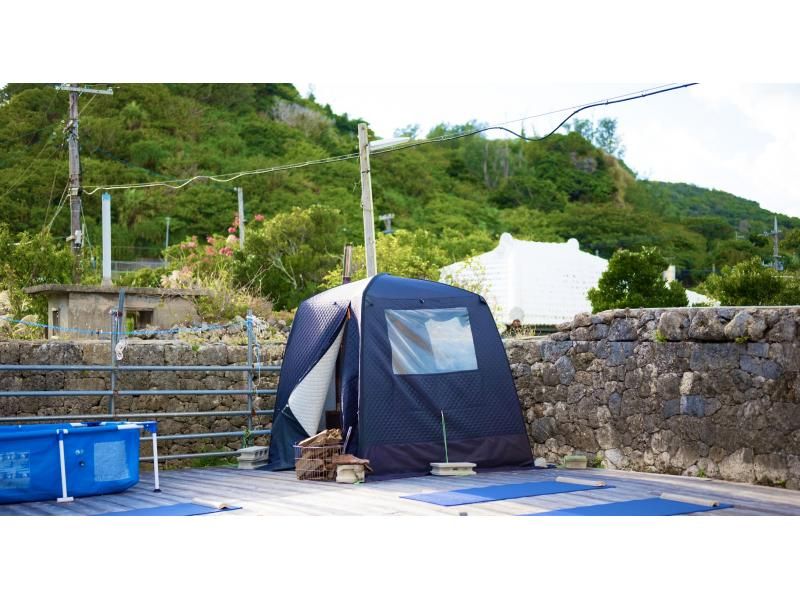 [Okinawa/Uruma] <Tent sauna/equipment rental/1 night 2 days plan> ｜Can be rented from 10:00 to 19:00 the next day｜Toto experience in Okinawa full of natureの紹介画像