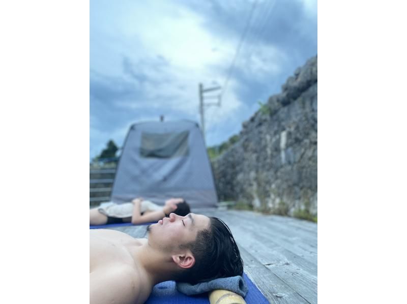 [Okinawa/Uruma] <Tent sauna/Equipment rental/2 nights 3 days plan> ｜Can be rented from 10:00 to 19:00 the day after next｜Toto experience in Okinawa full of natureの紹介画像