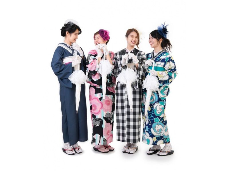[Tokyo / Asakusa] Asakusa Kimono Rental ~ Would you like to walk around Asakusa wearing a lace kimono or modern kimono?の紹介画像