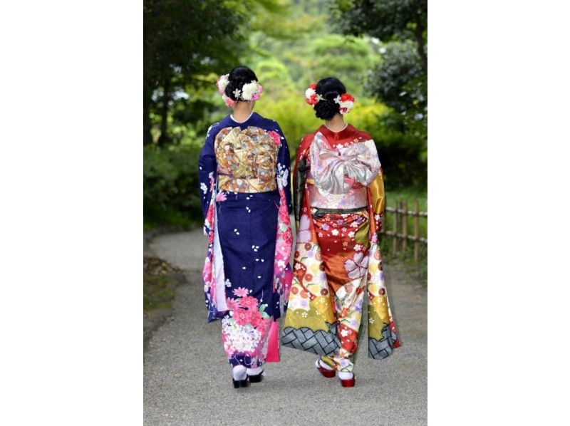 【도쿄 · 아사쿠사] 아사쿠사 기모노 대여 ~ 소매를 입고 아사쿠사를 산책하지 않습니까? (스튜디오 사진 촬영 포함)の紹介画像