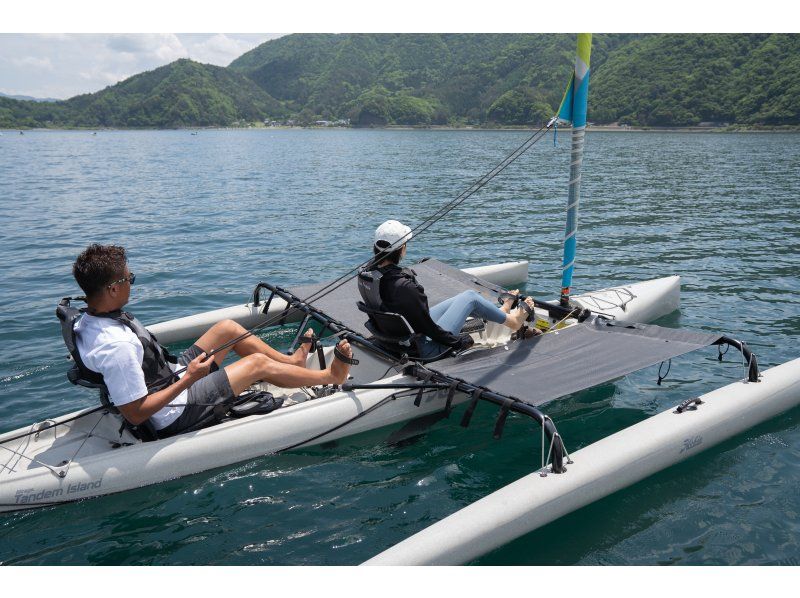 [It's fun to run in the wind! ! ] HOBIE sailing Kayak half-day lessonの紹介画像