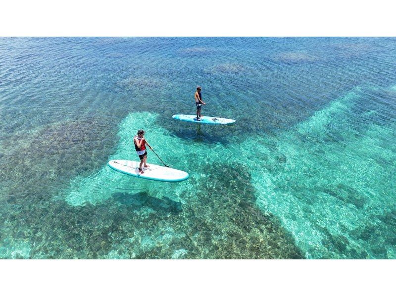 【貸切プライベートSUPツアー】安全重視ガイド２名（男女）付☆【ドローン＆GoPro】撮影無料 <SUPクルージングツアー>の紹介画像