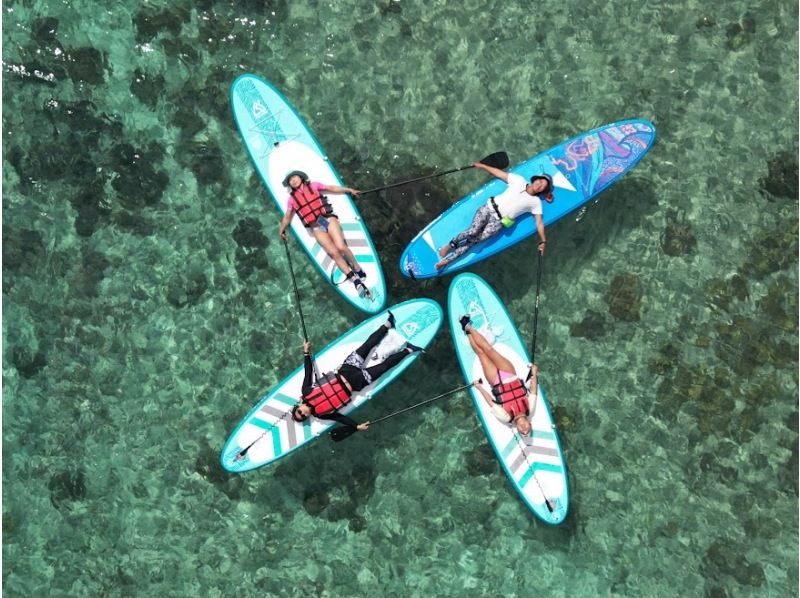 【貸切プライベートSUPツアー】安全重視ガイド２名（男女）付☆【ドローン＆GoPro】撮影無料 <SUPクルージングツアー>の紹介画像