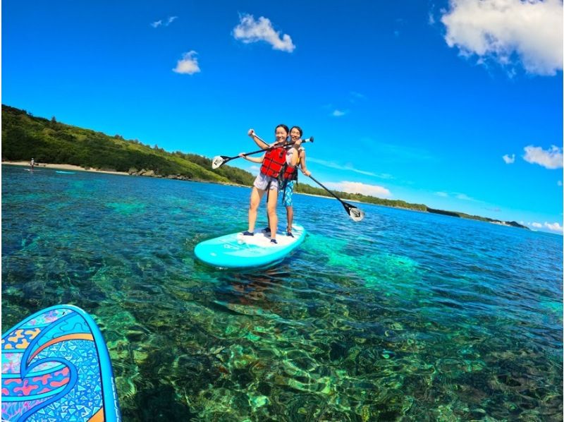 【貸切プライベートSUPツアー】安全重視ガイド２名（男女）付☆【ドローン＆GoPro】撮影無料 <SUPクルージングツアー>の紹介画像