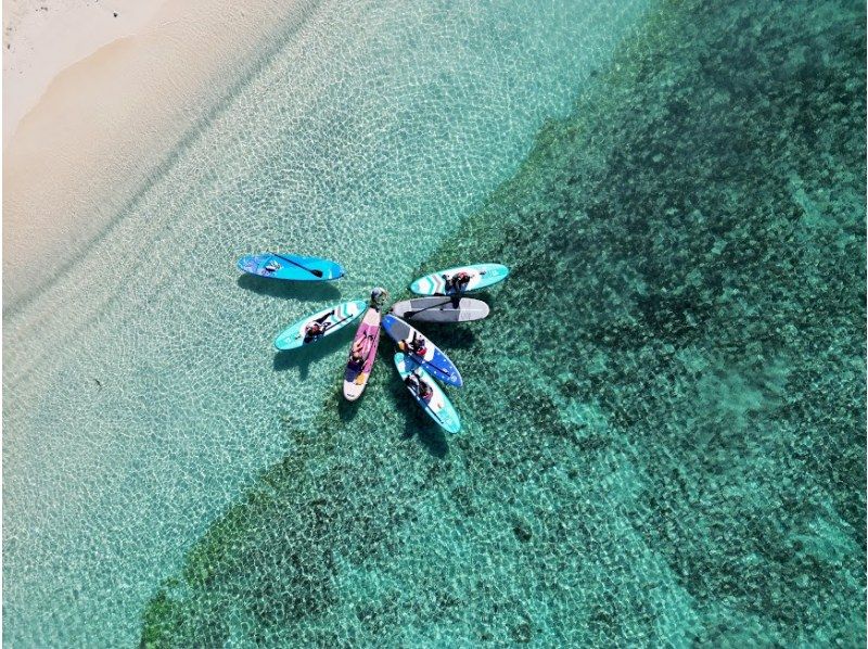 【貸切プライベートSUPツアー】安全重視ガイド２名（男女）付☆【ドローン＆GoPro】撮影無料 <SUPクルージングツアー>の紹介画像