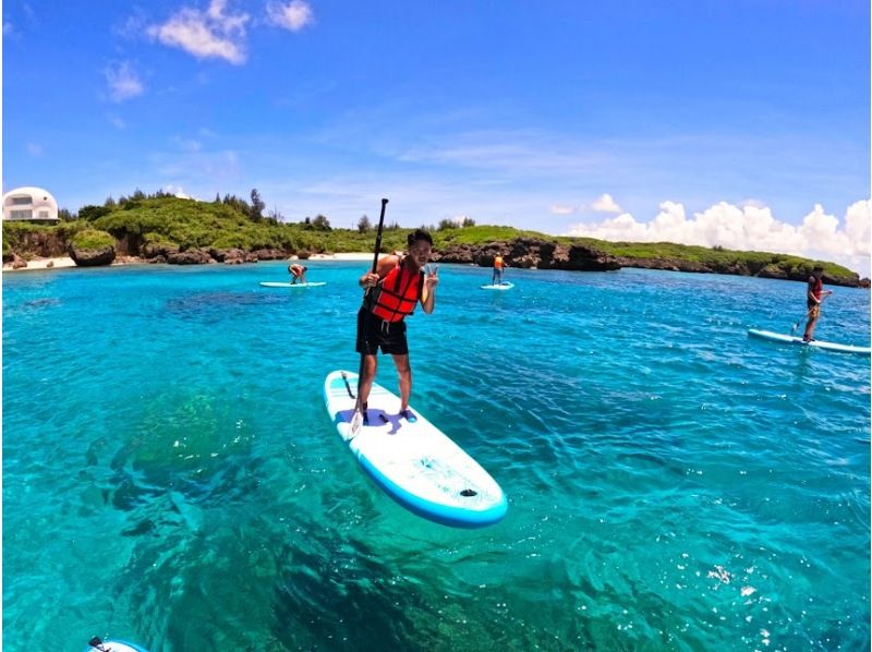 【貸切プライベートSUPツアー】安全重視ガイド２名（男女）付☆【ドローン＆GoPro】撮影無料 <SUPクルージングツアー>の紹介画像