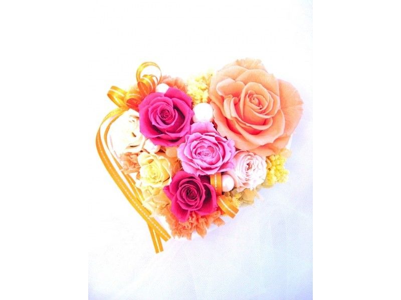 [Kanagawa/Yokohama] First-time visitors will also receive support! Blooming heart arrangements with preserved flowers ♪の紹介画像